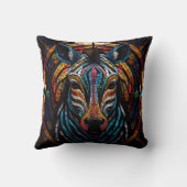 モザイク鮮やかゼブラ クッション (裏面)