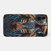 モザイク鮮やかゼブラ Case-Mate iPhoneケース (裏面(横))