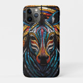モザイク鮮やかゼブラ Case-Mate iPhoneケース (裏)