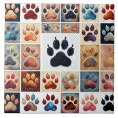 モザイク鮮やかピースを作成するには タイル (正面)