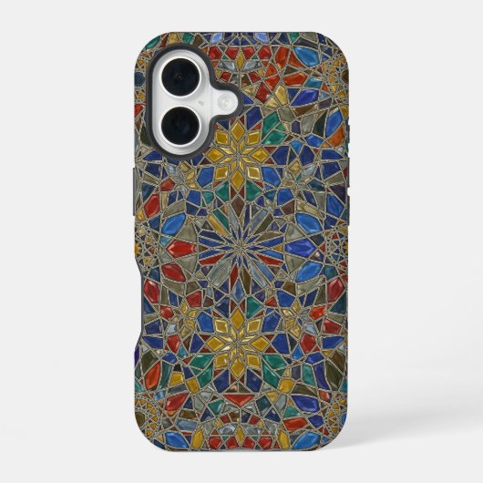 モザイク13 iPhone 16ケース (裏面)