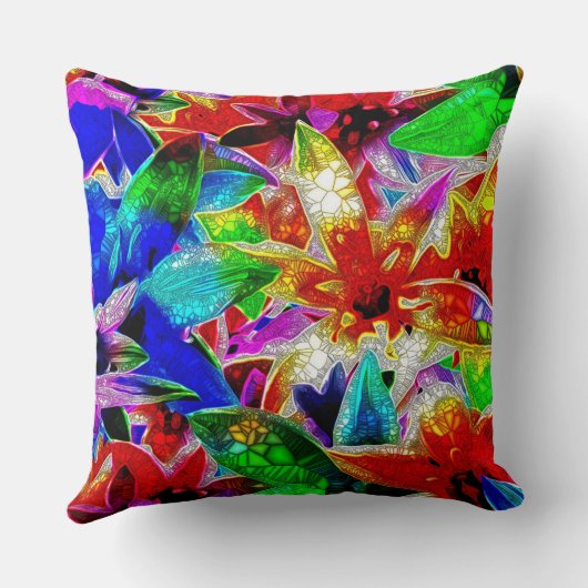 モザイク8枕 クッション (裏面)