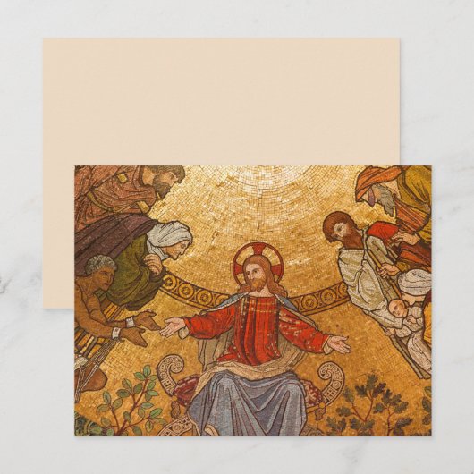 モザイク・イエス・ハガキ ポストカード (正面/裏面)