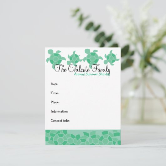 モザイク・ウミガメ 招待状 (スタンド正面)