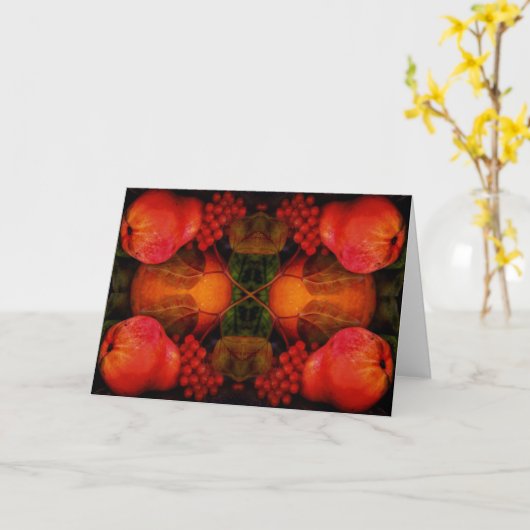 モザイク カード (黄色い花)