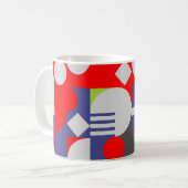 モザイク コーヒーマグカップ (正面左)