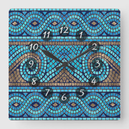 モザイク スクエア壁時計