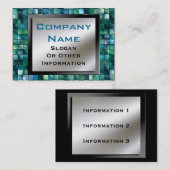 モザイク・タイルの名刺 名刺 (正面/裏面)