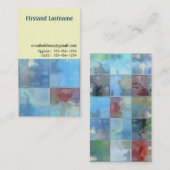 モザイク・タイルの芸術のカスタマイズ可能な名刺 名刺 (正面/裏面)