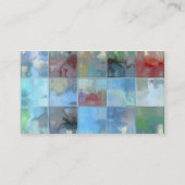 モザイク・タイルの芸術のカスタマイズ可能な名刺 名刺 (裏面)