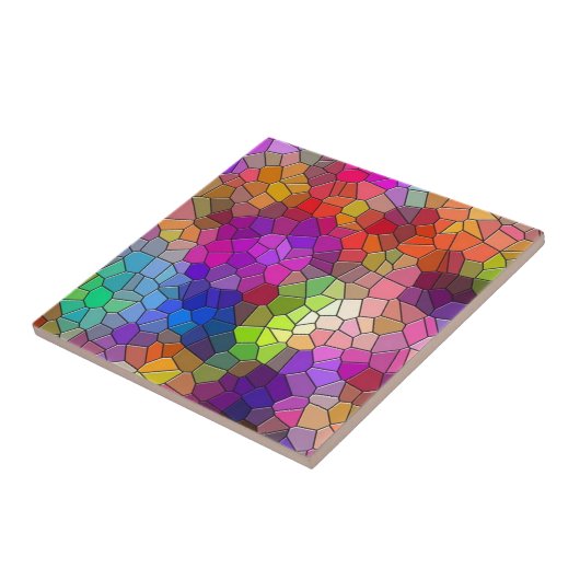 モザイク・タイルの虹 タイル (側面)