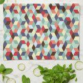 モザイク、タオル キッチンタオル (折り畳み)