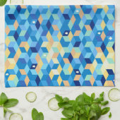 モザイク、タオル キッチンタオル (折り畳み)