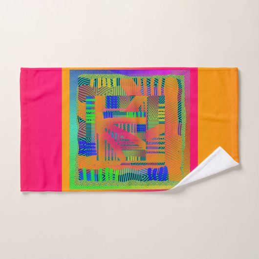 モザイク バスタオルセット (ハンドタオル)