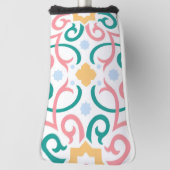 モザイク/パステル/春 ゴルフヘッドカバー (回転90)