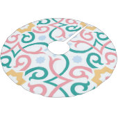 モザイク/パステル/春 ブラッシュドポリエステルツリースカート (アングル)