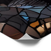 モザイク・ヒョウ・エンジェシー ポスター (角)