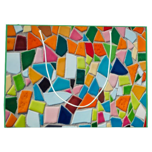 モザイク ファン - ラージペーパーバッグ (裏面)