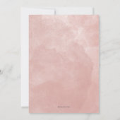 モザイク ブライダルシャワー ブランシュ & バブル 招待状 (裏面)