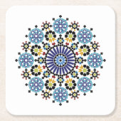 モザイク・マロカイン！ゼリゲマロカイン スクエアペーパーコースター (正面)