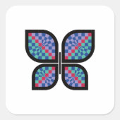 モザイク ラディエンス バタフライ スクエアシール (正面)