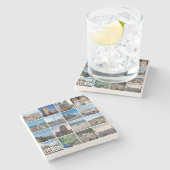 モザイク リスボン 写真 ポルトガル ストーンコースター (横)