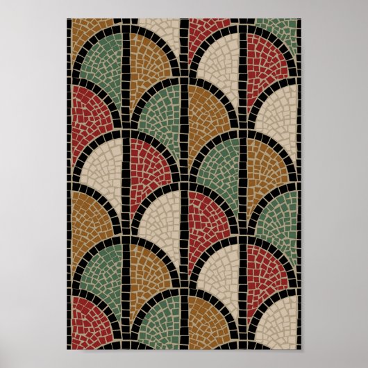 モザイク – ローマ（ポンペイ） ポスター (正面)