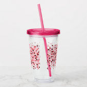 モザイク、小さな正方形。 アクリルタンブラー (左)