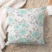 モザイク、花 クッション (ブランケット)