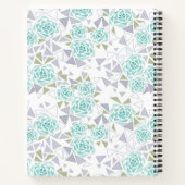 モザイク、花 ノートブック (裏面)