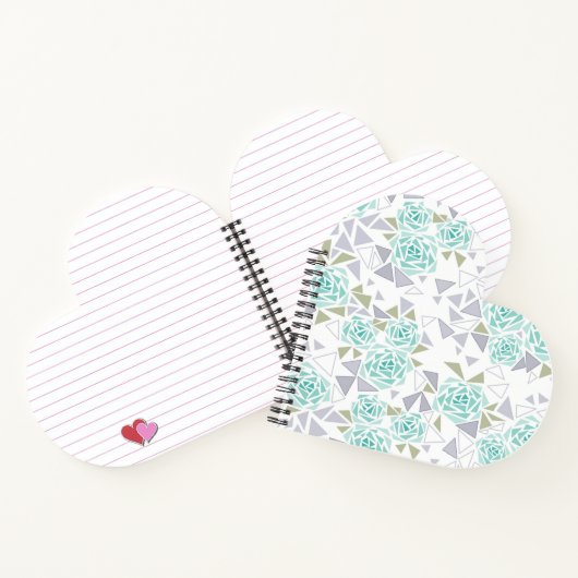 モザイク、花 ノートブック (内部)