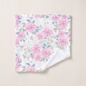 モザイク、花 バスタオルセット (ウォッシュタオル)