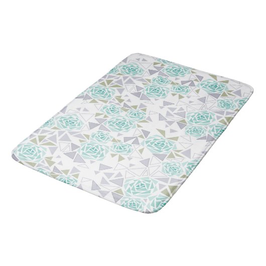 モザイク、花 バスマット (アングル)