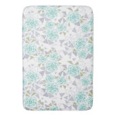 モザイク、花 バスマット (正面縦)