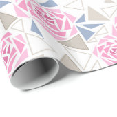 モザイク、花 ラッピングペーパー (ロールコーナー)