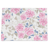 モザイク、花 ラージペーパーバッグ (正面)