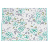 モザイク、花 ラージペーパーバッグ (正面)