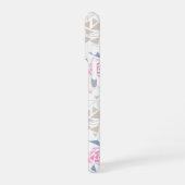 モザイク、花 iPhoneケース (左側面)