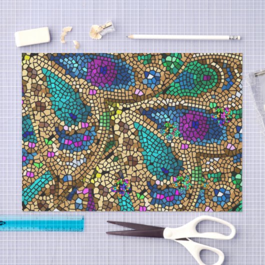 モザイク 薄葉紙 (クラフト)