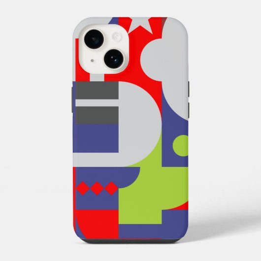 モザイク iPhoneケース (裏面)