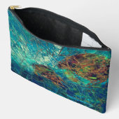 モザイクLgジッパー_バッグカメIndigenosity Acces アクセサリーポーチ (見開き)