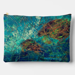 モザイクLgジッパー_バッグカメIndigenosity Acces アクセサリーポーチ