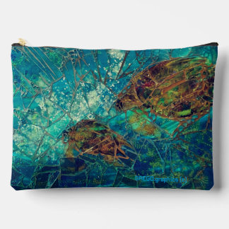 モザイクLgジッパー_バッグカメIndigenosity Acces アクセサリーポーチ