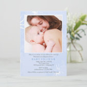 モザリング退職ベビーシャワーフォト招待状 招待状 (スタンド正面)