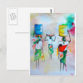 モザンビークでの独立！ ポストカード (正面/裏面)