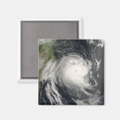 モザンビークに接近する熱帯低気圧飛行 マグネット (正面/裏面)