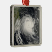 モザンビークに接近する熱帯低気圧飛行 メタルオーナメント (右)