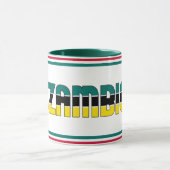 「モザンビークのシピン」愛国的なコーヒー マグカップ (中央)