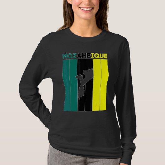 モザンビークの国境 Tシャツ (正面)