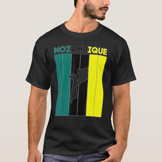 モザンビークの国境 Tシャツ (正面)